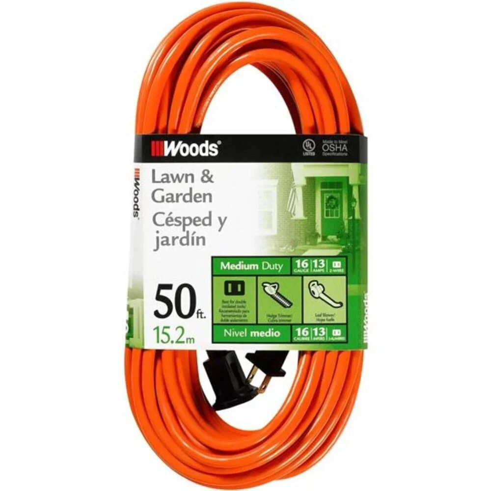 Woods 0723 16/2 SJTW General Purpose Extension Cord, Medium Duty